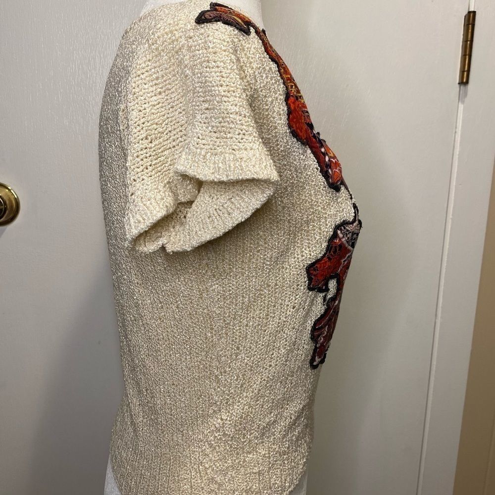 Cropped Knit Sweater - Picture 2 of 8